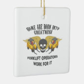 Ornement En Céramique Forklift (Droite)