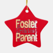 Ornement En Céramique Foster Parent Extraordinaire (Dos)