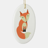 Ornement En Céramique Fox rouge (Droite)