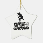 Ornement En Céramique Frappement des conceptions de hip hop (Gauche)