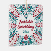 Ornement En Céramique Frehlicher Grischtdaag, Pennsylvanie (Droite)