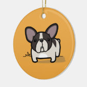 Ornement En Céramique Frenchie pie Brindle (Gauche)