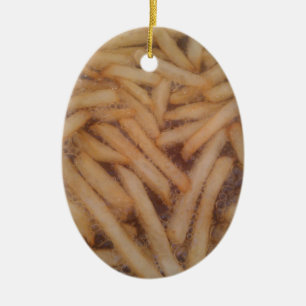 Ornement En Céramique Fries françaises délicieuses