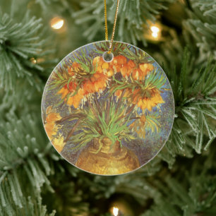 Ornement En Céramique Fritillaries in a Copper Vase by Vincent van Gogh