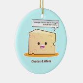 Ornement En Céramique Fromage et gémissement (Droite)