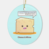 Ornement En Céramique Fromage et gémissement (Gauche)