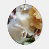 Ornement En Céramique Fromage fondu Nacho Drôle Nourriture (Gauche)