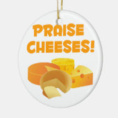 Ornement En Céramique Fromages d'éloge ! (Gauche)