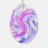 Ornement En Céramique Fumée Abstraite sur l'eau (Dos)