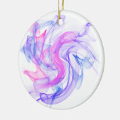 Ornement En Céramique Fumée Abstraite sur l'eau (Gauche)