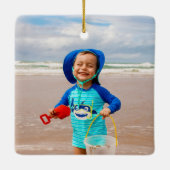 Ornement En Céramique Funky Sharkmas Merry Sharkmas (Dos)