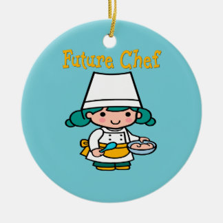 Ornement En Céramique Futur chef quand je grandis