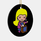 Ornement En Céramique Futur fille Politicienne / Intervenant (Droite)