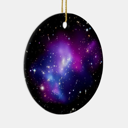 Ornement En Céramique Galaxy Cluster MACS J0717 Photo spatiale (Droite)