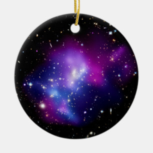 Ornement En Céramique Galaxy Cluster MACS J0717 Photo spatiale