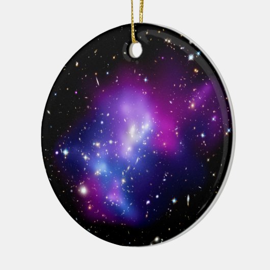 Ornement En Céramique Galaxy Cluster MACS J0717 Photo spatiale (Gauche)