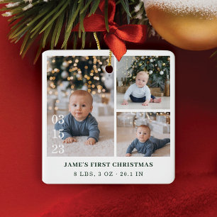 Ornement En Céramique Galerie de photos de la première naissance de Noël