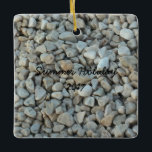 Ornement En Céramique Galets sur Beach Stone Photographie<br><div class="desc">Galets sur Beach Stone Photographie</div>
