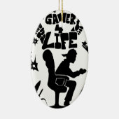 Ornement En Céramique Gamer 4 Life (Droite)