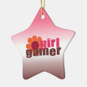 Ornement En Céramique Gamer fille (Gauche)