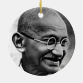 ORNEMENT EN CÉRAMIQUE GANDHI (Dos)