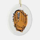 Ornement En Céramique Gant de baseball (Droite)