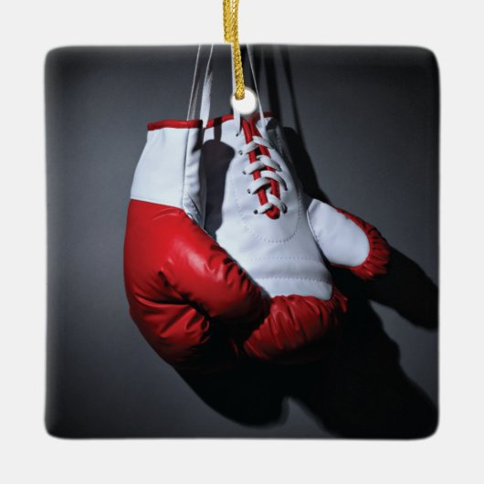 Ornement En Céramique Gants de boxe (Devant)