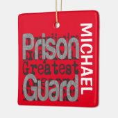 Ornement En Céramique Garde de prison Extraordinaire CUSTOM (Gauche)