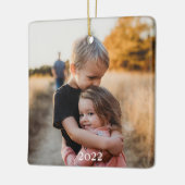 Ornement En Céramique Garde-mémoire photo (Gauche)