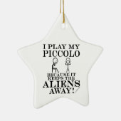 Ornement En Céramique Garder les Aliens loin de l'ornement en céramique (Droite)