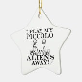 Ornement En Céramique Garder les Aliens loin de l'ornement en céramique (Gauche)