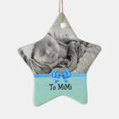 Ornement En Céramique Garder l'ornement pour bébé garçon à Mimi (Droite)