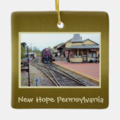 Ornement En Céramique Gare de New Hope (Devant)