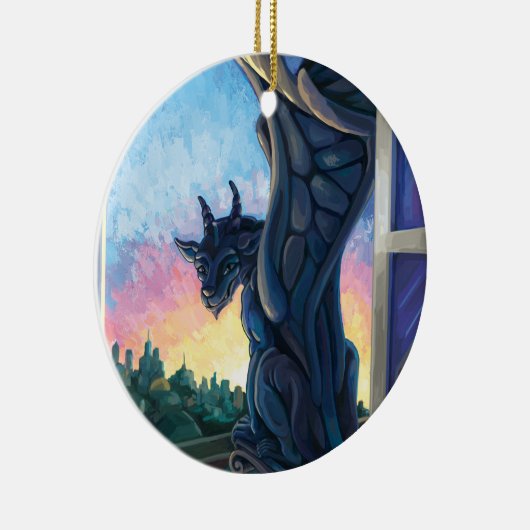 Ornement En Céramique Gargoyle Guardian (Droite)