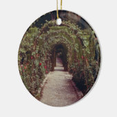 Ornement En Céramique Generalife blanc, flo d'Alhambra, Grenade, Espagne (Gauche)