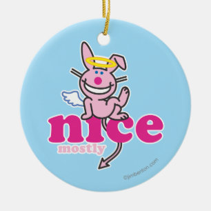 Ornement En Céramique Gentil en grande partie