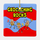 Ornement En Céramique Géocaching Rocks (Dos)