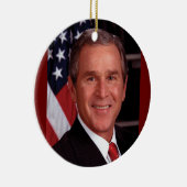 Ornement En Céramique George W. Bush (Droite)