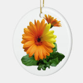 ORNEMENT EN CÉRAMIQUE GERBERA DAISY-ORNAMENTS (Gauche)