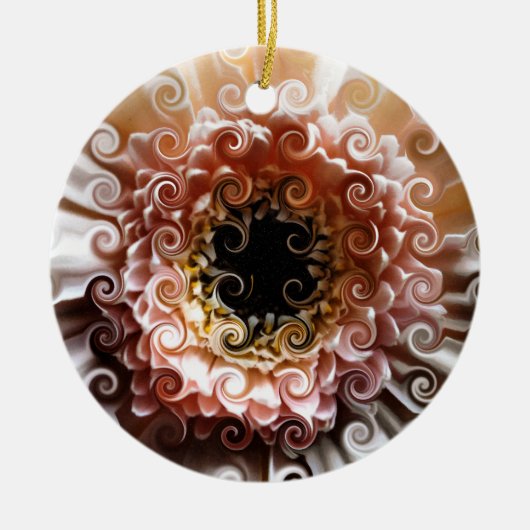 ORNEMENT EN CÉRAMIQUE GERBERAS (Devant)