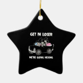 Ornement En Céramique get in lose we are goering hexcar (Devant)