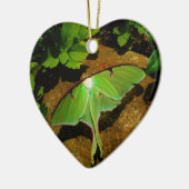 Ornement En Céramique Giant Green Luna moth (Gauche)