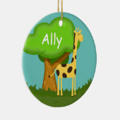 Ornement En Céramique Girafe mignonne (Droite)