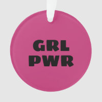 Ornement en céramique Girl Power
