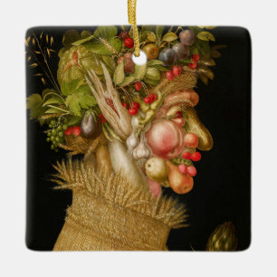 Ornement En Céramique Giuseppe Arcimboldo - Été