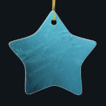 Ornement En Céramique Glaces Water Ice Blue Frost Chic Winter métallc<br><div class="desc">Christmas Season,  Wintertime,  Frozen Water Ice Blue Frost Chic Winter Metallic Solive Style</div>