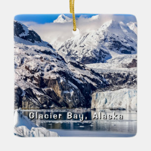 Ornement En Céramique Glacier Margerie, baie des Glaciers, Croisière en