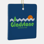 Ornement En Céramique Gladstone Provincial Park Retro (Droite)