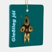 Ornement En Céramique Gleðileg jól - Chasseur inuit fragile (Droite)