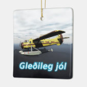 Ornement En Céramique Gleðileg jól - de Havilland DH3-C Otter (Gauche)